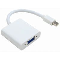 Переходник mini DisplayPort M --> VGA F белый