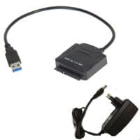 Перехідник USB 3.0 --> SATA III (F) 2.5"/3.5" 7+15pin з БР