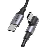 Кабель USB 2.0 Type-C M-M, 2 м, (20V/5A), (100W) Чорний, Braided with Aluminium Shell US334 UGREEN