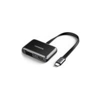 Переходник USB 2.0 -->HDMI+VGA(HDMI 1.4b support 3D/4K*2K@30Hz+VGA 1080P@60Hz CM303) UGREEN Черный