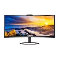Монітор TFT 34" Philips 34E1C5600HE, WQHD, VA, sRGB 123,24%, 100Гц, 1мс, HDMI, DP, USB-C, webcam, HAS, кільк.