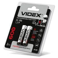 Акумулятор VIDEX HR6/AA 600mAh Blister/2pcs