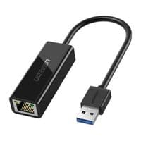 Переходник USB 3.0 --> Ethernet RJ45 1000 Mb CR111 UGREEN Черный