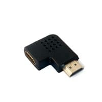 Адаптер Micro HDMI (M) – HDMI (F), Extradigital, Black, угловой разъем 90 градусов (KBH1814)