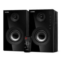 Колонки 2.0 Sven SPS-615 Black, 2 x 10Вт, 40-18000Hz, МДФ, mini-jack 3.5, RCA, USB/SD, ДК, Bluetooth