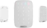 Бездротова сенсорна клавіатура Ajax KeyPad, White, 15 кнопок, 3xAAA, 150x103x14 мм, 197 г