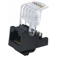 Модуль UTP, RJ45, TOOLLESS, кат 5е, АМР.
