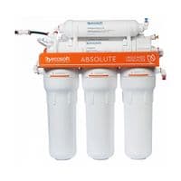 Фільтр зворотного осмосу Ecosoft Absolute з мінералізатором, 75 гал/добу, дренаж 1:1, підвійний кран модерн