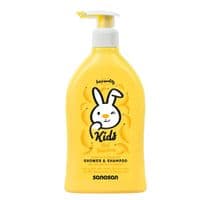 Дитячий шампунь Sanosan Kids гель 2 в 1 з ароматом банана 400 мл (4003583207299)