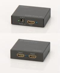 Видеосплиттер DIGITUS HDMI (INx1 - OUTx2), 4K, black