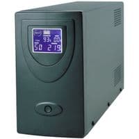 Источник бесперебойного питания 2E DD1500, 1500VA/900W, LCD, USB, 3xSchuko