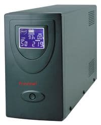 Источник бесперебойного питания 2E DD2000, 2000VA/1200W, LCD, USB, 2xSchuko