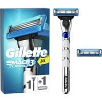 Бритва Gillette Mach3 Turbo з 5 змінними картриджами (7702018610181)