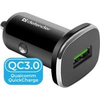 Автозарядка 1 USB 3А 18Вт Defender UCA-91 QC3.0