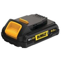 Аккумулятор для электроинструмента DeWALT 18 В XR Li-lon GFN блок 2 Ah, 0.43 кг (DCB183G)