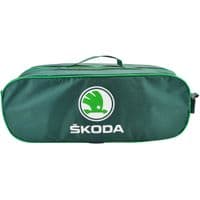 Сумка-органайзер Poputchik у багажник з логотипами Skoda (03-030-2Д)