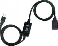 Активний подовжувач USB2.0 AM/AF, 20 м