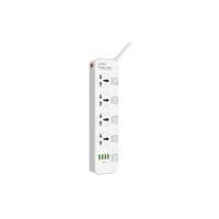 Сетевой фильтр 2 м LDNIO SC4408, 4 Розетки + 4 USB, 2 м, сечение 3х0, 75мм, White, Box