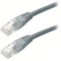 Патч-корд 5 м, UTP, Grey, Ritar, літій, RJ45, кат.5е, медь (PCR-CU/5G)