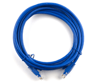 Патч-корд 20 м, UTP, Blue, Ritar, литий, RJ45, кат.5е, медь (PCR-CU/20Be)