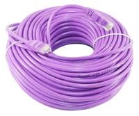 Патч-корд 30 м, UTP, Purple, Ritar, літій, RJ45, кат.5е, медь (PCR-CU/30Pe)