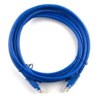 Патч-корд 3 м, UTP, Blue, Ritar, литий, RJ45, кат.6е, медь (PCR-CU6/3Be)