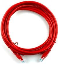 Патч-корд 25 м, UTP, Red, Ritar, литий, RJ45, кат.5е, медь (PCR-CU/25Rd)