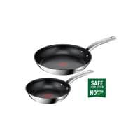 Набір сковорідок Tefal Intuition 20, 26см, покриття Titanium, індукція, Thermo-Spot, нерж.