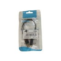 Перехідник звуковий ATcom 4pin Jack (M) to 2*3pin (F) 10 см, чорний (17488)