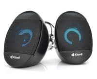Колонки 2.0 Kisonli L-7070 Black, 2 x 3 Вт, пластиковий корпус, USB + 3.5mm