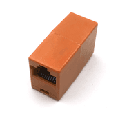 Розетка з'єднувальна для RJ45 (мама <-> мама), Yellow, Ritar (2XRJ45-YELLOW)