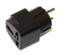 Перехідник на євророзетку TEFAL, Black (під усі види розеток)