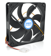 Вентилятор 140 мм, PcCooler, Black, F142, 3-pin + Molex, RPM 3000±10%, BOX