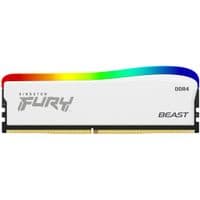 Пам'ять Kingston DRAM 8GB 3600MT/s DDR4 CL17 DIMM FURY Beast White RGB SE 740617330366