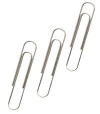 Скріпки нікельовані 50 мм, H-Tone, 100 шт, круглі (JJ40304-50)
