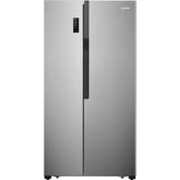 Холодильник SBS Gorenje NRS918FMX, 179х64х91см, 2 двері, 334(174)л, А+, NF+, поворотний льодогенер, Зовн. Диспл, сірий