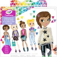 Набор для творчества Crayola Creations Юный дизайнер, большой, с наклейками и трафаретами (04-1178)
