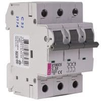 Авт. вимикач ETI, ETIMAT 6 3p C 25А (6 kA)