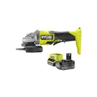 Шліфмашина кутова Ryobi RAG18X-1C40S акумуляторна ONE+ НР, безщіткова, 125мм, 18В, АКБ 1х4.0Ач