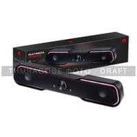 УЦИНКА! Акустическая система (саундбар) 2E PCS101 RGB, 2.0, USB, Black