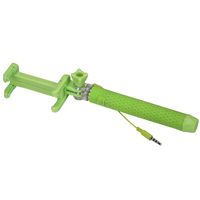 Палиця для селфі Continent SKB-112GN, Green, дротова (3.5 мм), 135-625 мм