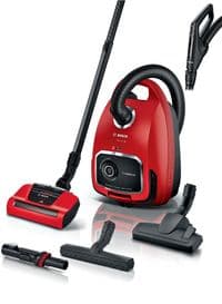 Пилосос Bosch мішковий, 700Вт, 4л, НЕРА13, турбощітка, червоний