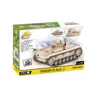 Конструктор Друга Світова Війна Танк Panzer III, 292 деталей (COBI-2712)