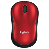 Миша LOGITECH Wireless Mouse M185 RED, EER2 (червоний)