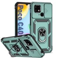 Чохол до моб. телефону BeCover Military Poco C40 Dark Green (708204)