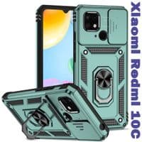 Чохол до моб. телефону BeCover Military Xiaomi Redmi 10C Dark Green (708335)