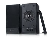 Колонки 2.0 REAL-EL S-219 Black, 2 x 5 Вт, МДФ, живлення від мережі 220V, керування спереду (S-219)