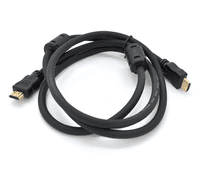 Кабель HDMI - HDMI 2 м Ritar, PL-HD348, Ultra HD 4K, 1080P, v1.4, OD-7.3 мм, с фильтром, круглый, Black, коннектор Gold (YT-HDMI(M)/(M)V1.4 -2.0m)