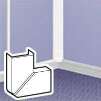 Плоский угол Legrand к мини-каналу 40x12.5 мм, DLPlus.