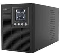Источник бесперебойного питания nJoy Echo Pro 1000 Black, 1000VA, 800W, чистая синусоида, 3xSchuko, USB, LCD, металл